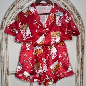 Cute Chick-fil-A Print Pajama Set- NWT Sz Medium
